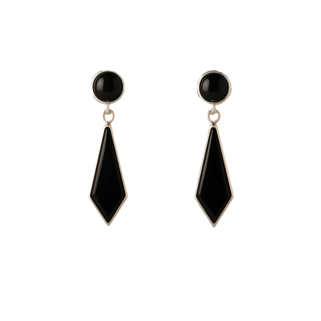 Aros Plata 950 Con Piedra Natural