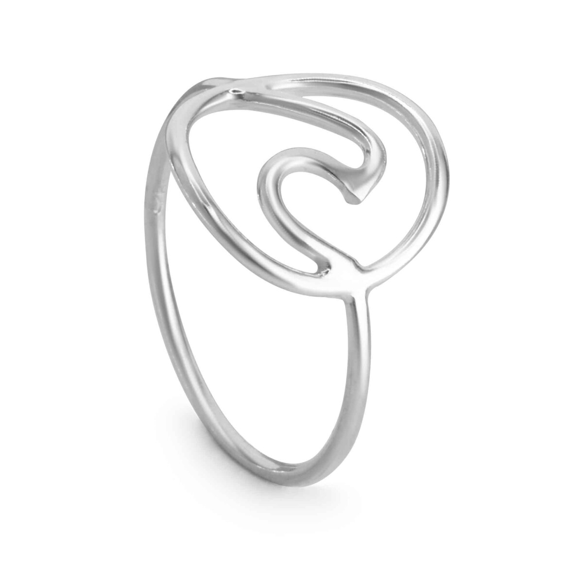 Anillo de Plata 925 Ola de Mar