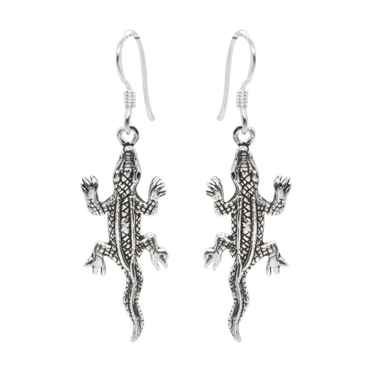 Aros de Plata 925 Cocodrilo