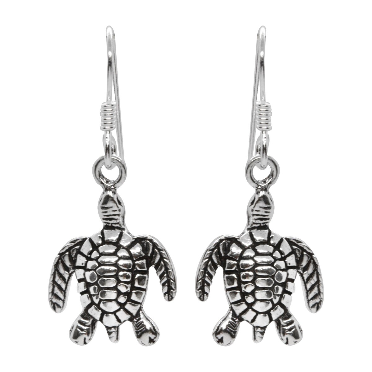 Aros de Plata 925 Tortuga Marina