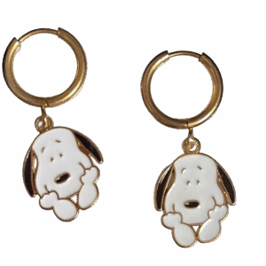 Aros con diseño de Snoopy
