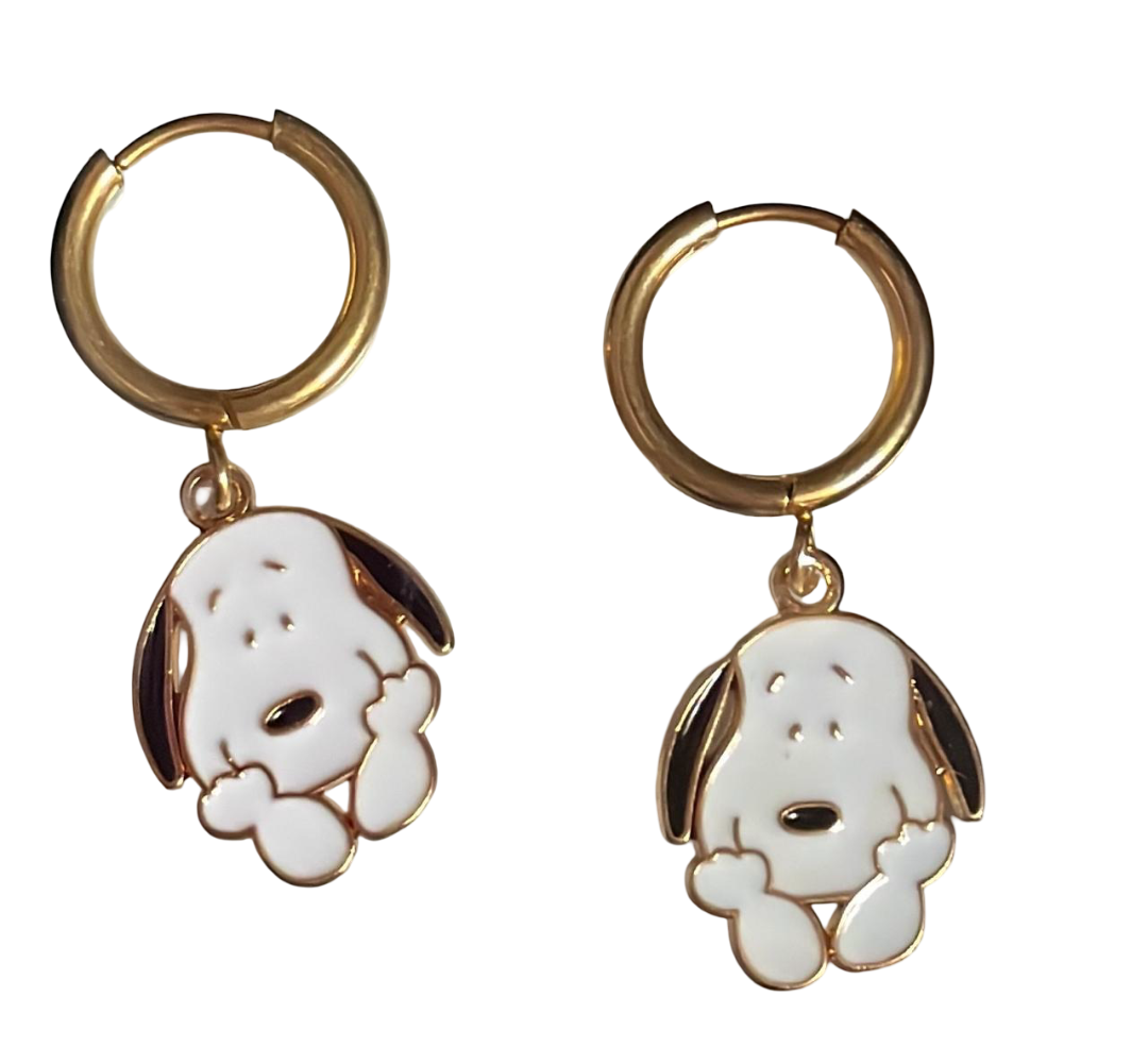 Aros con diseño de Snoopy