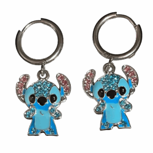 Aros con diseño de Stitch